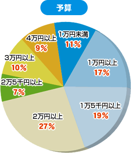 予算の円グラフ