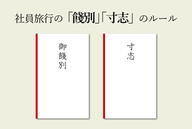 社員旅行の 餞別 寸志 のルール 表書きや相場を解説