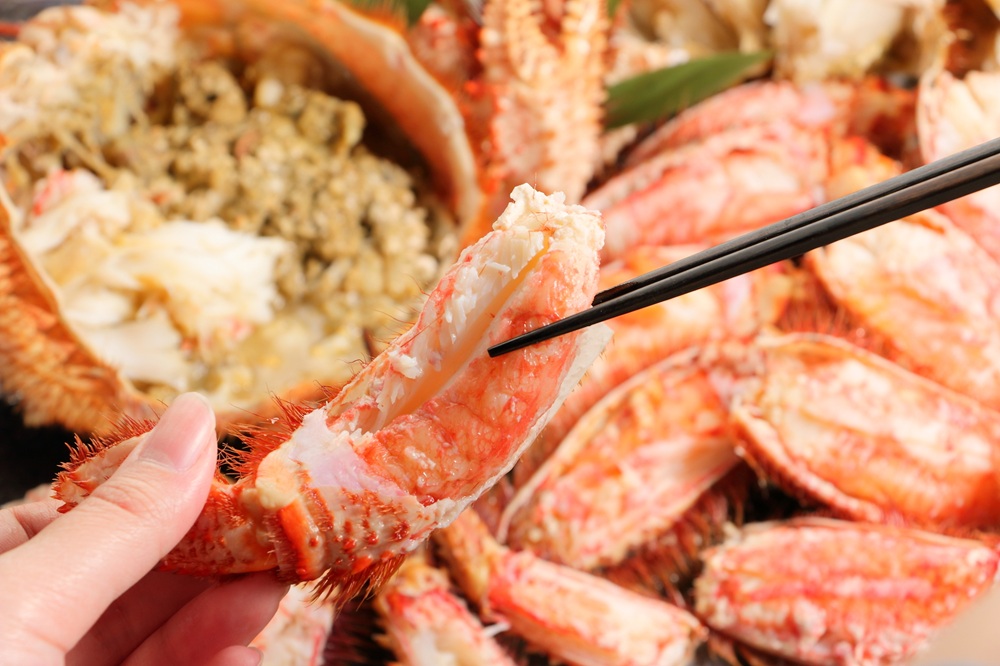 毛ガニはやっぱりカニみそ！