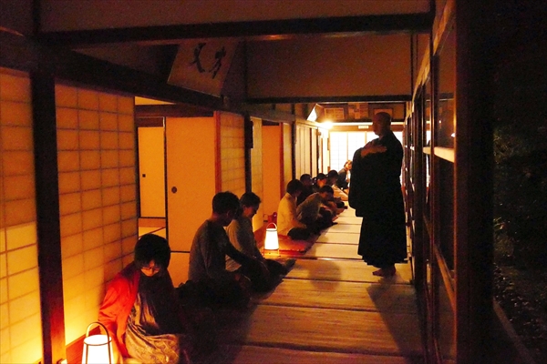 社内イベント_夜空の坐禅_京都