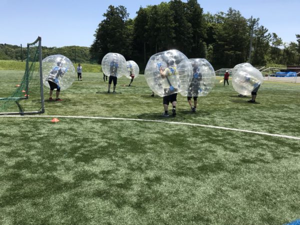 バブルサッカーにはいろいろなイベントに応用可能