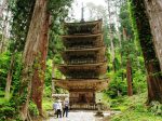 修験道、山岳信仰の山　羽黒山　五重塔