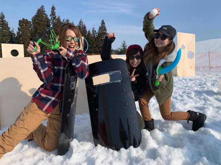 雪上運動会・雪合戦でチームビルディング