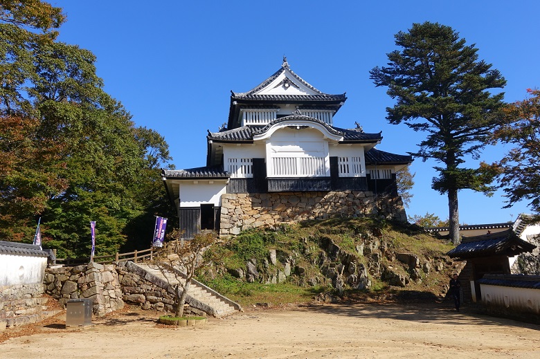 現存する天守で最高所にある山代