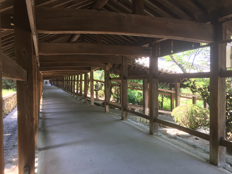 吉備津神社の廻廊