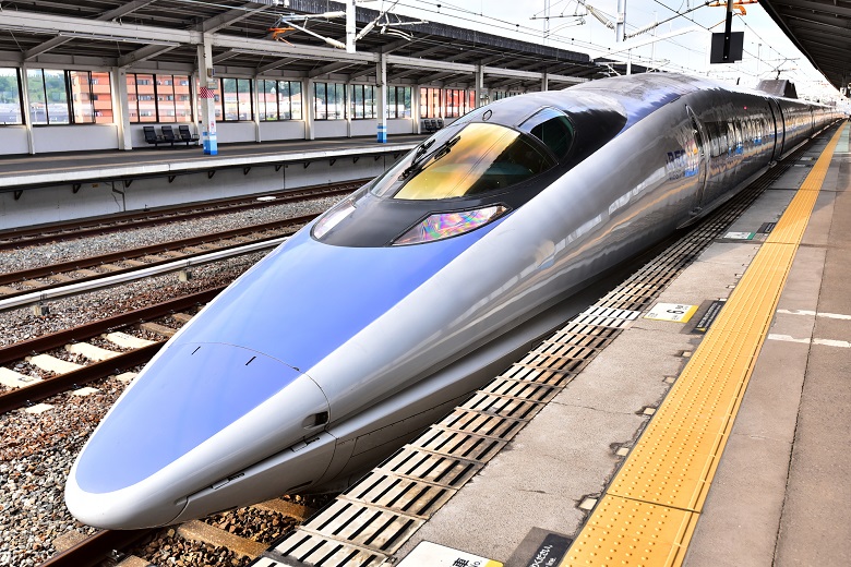 岡山駅の新幹線