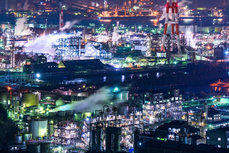 水島工場夜景