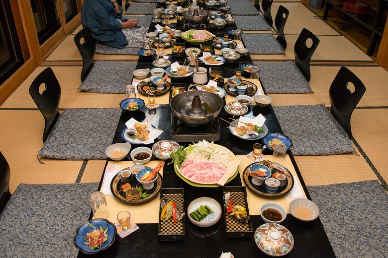 冬は温泉宿泊宴会が人気