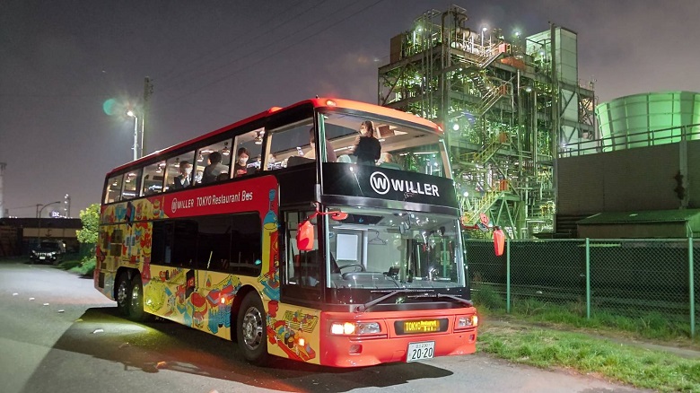 社内イベント嫌いをあっと言わせる「東京レストランバス」「京都レストランバス」、オープントップバスならコロナ禍も安心して楽しめます