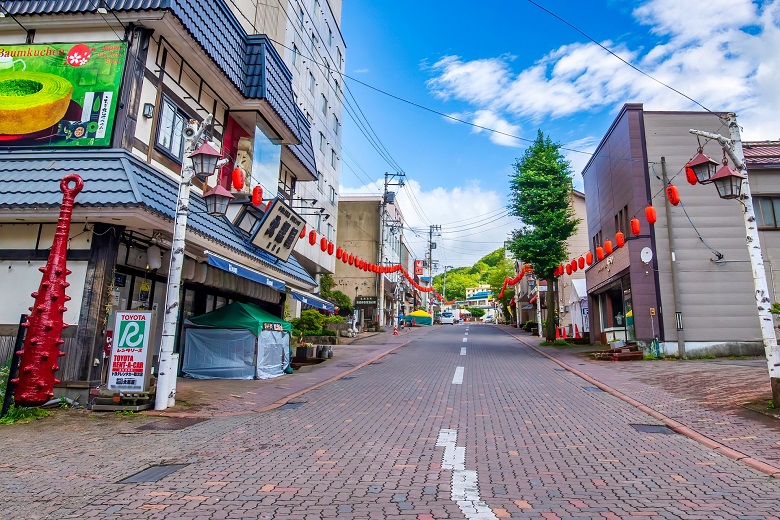 登別温泉街