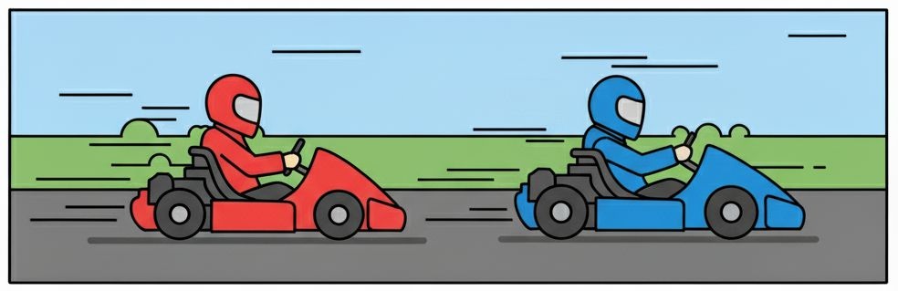 ウォーミングアップ走行